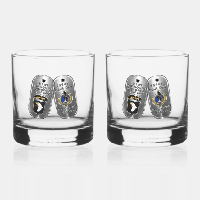 101. Im Flugzeug Division Whiskyglas (Vorderseite)