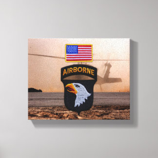 101. im Flugzeug Fort Campbell Veteranen Veteranen Leinwanddruck
