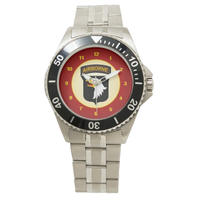 101. Im Flugzeug schreiende Adler Armbanduhr (Vorderseite)