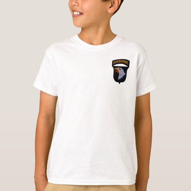 101. im Flugzeug schreiende Adler auf dem Campbell T-Shirt (Vorderseite)