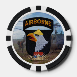 101. im Flugzeug schreiende Adler Vietnam Krieg Pokerchips
