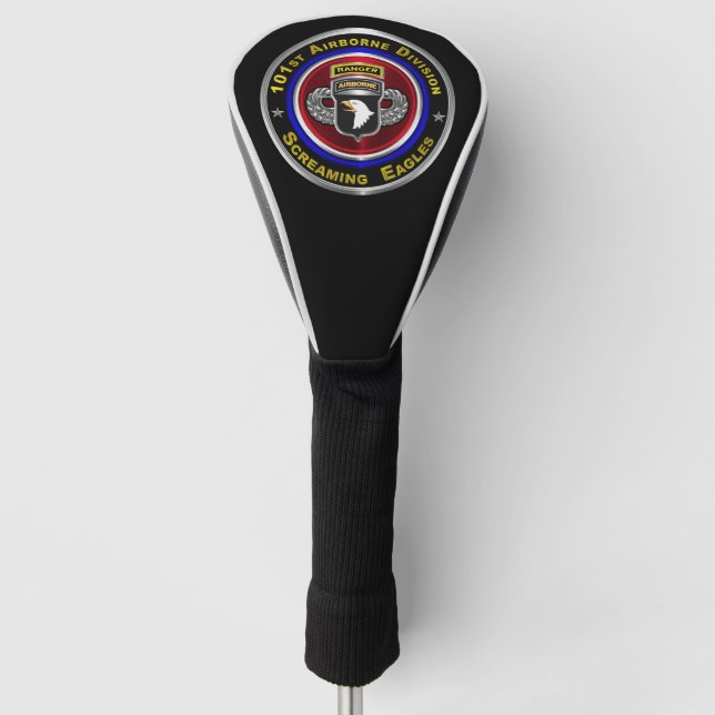 101. Luftlandedivision "Airborne Ranger" Golf Headcover (Vorderseite)