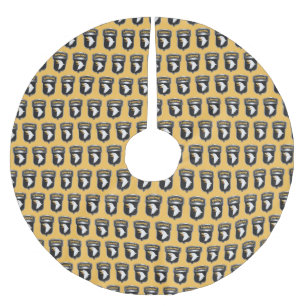 101. Luftlandedivision Polyester Weihnachtsbaumdecke