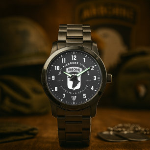 101. Luftlandedivision "Screaming Eagles"-Tribut Armbanduhr