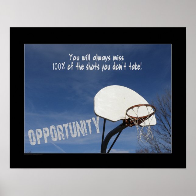 #101 (Matte) Basketball Poster (Vorne)