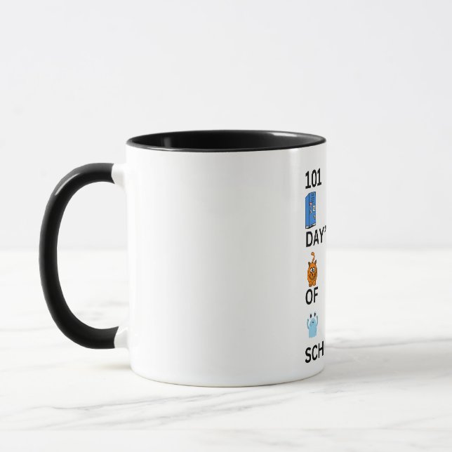"101 Schultage Links" Tasse (Links)