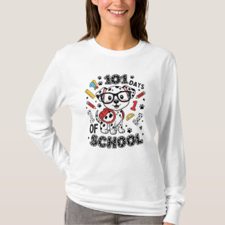 101 Schultage Süßes T-Shirt | Zurück zur Schule