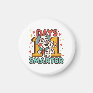 101 Tage Schlauer Dalmatiner Hund Magnet