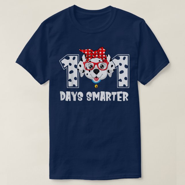 101 Tage Schlaueres Shirt - Dalmatinallehrer Kinde (Design vorne)