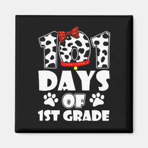 101 Tage Schule 1. Klasse Hund 100 Tage Smarter St Magnet