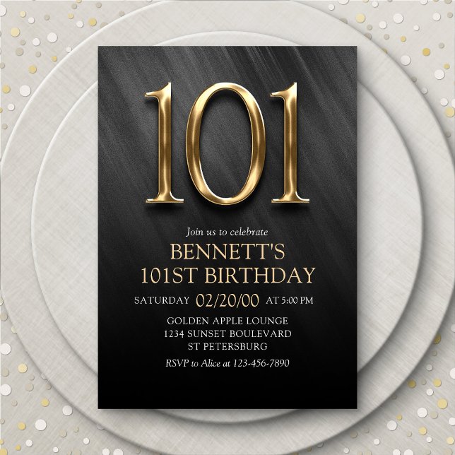 101e Invitation d'anniversaire (Créateur téléchargé)