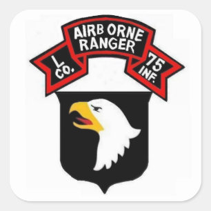 101e Stickers RANGER de la compagnie aéroportée L