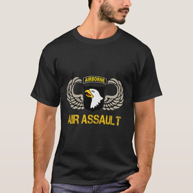101e Tshirt d'assaut aérien de la division aéropor (Devant)