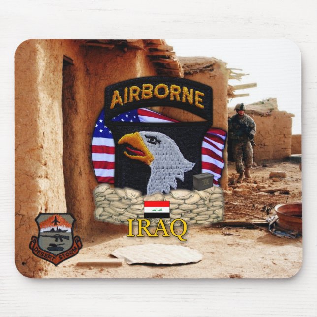 101st ABN Div. im Flugzeug Abteilung, die Eagles Mousepad (Vorne)