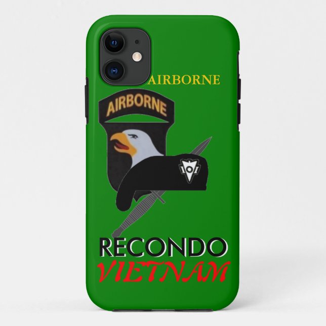 101ST Coque iphone AÉROPORTÉ du VIETNAM RECONDO (Dos)