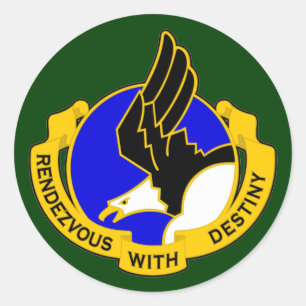 101st Im Flugzeug Abteilung DUI Runder Aufkleber