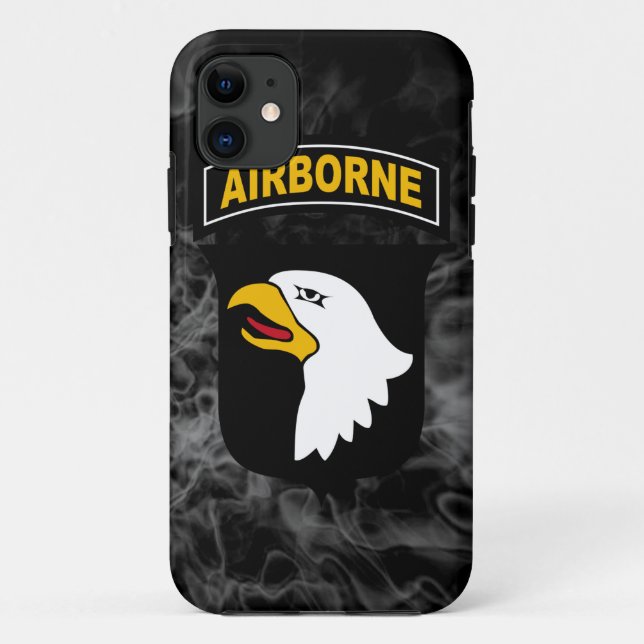 101st Im Flugzeug Abteilung "schreiender Eagles" Case-Mate iPhone Hülle (Rückseite)