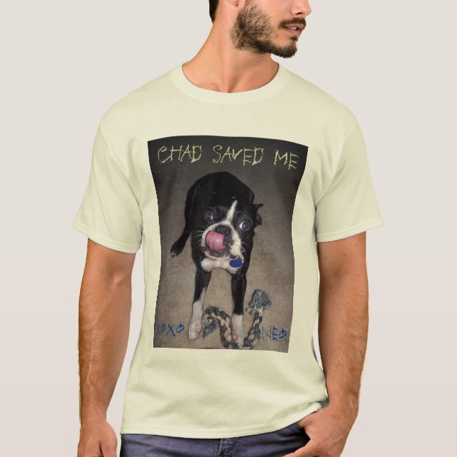 102_5431, TSCHAD RETTETE MICH, - Neo, xoxo T-Shirt (Vorderseite)