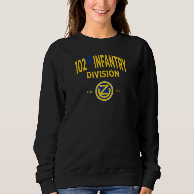 102. Abteilung Infanterie - Militärische Frauen in Sweatshirt (Vorderseite)