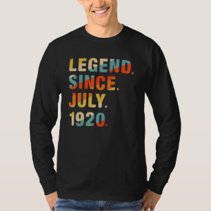 102. Geburtstag 102 Jahre alte Legende seit 19. Ju T-Shirt