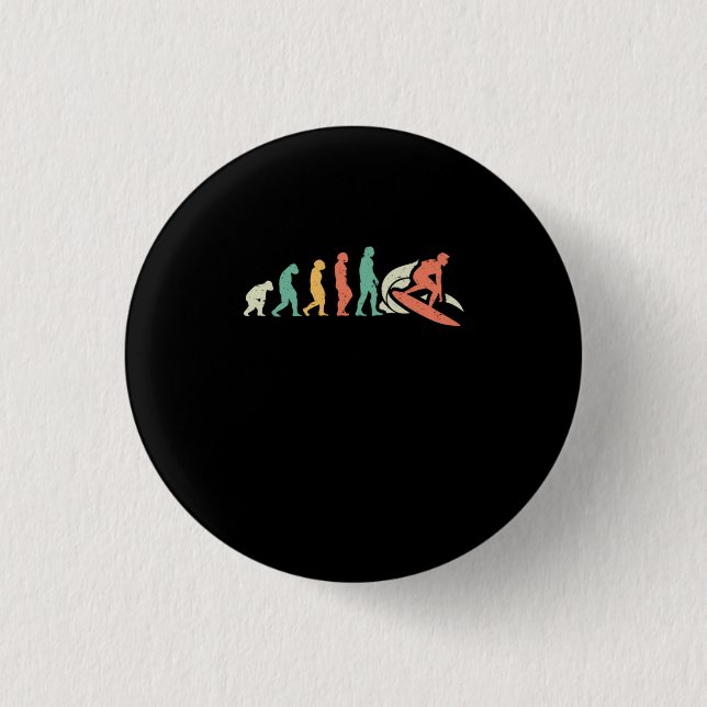 102.Surfersurfboard-Devolution Surfer Surfer Surfe Button (Vorderseite)