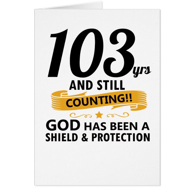 103 ans et toujours l'anniversaire (Devant)