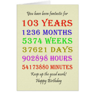 103e anniversaire Jalons