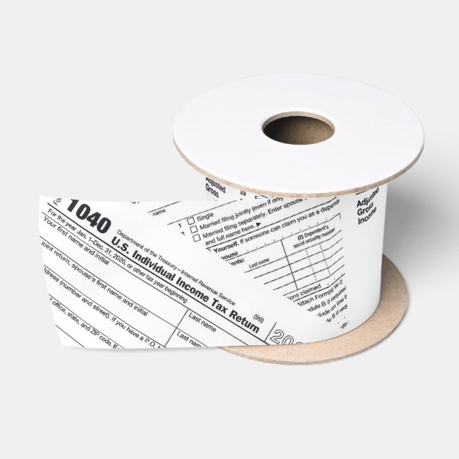 1040 Formulare zur Einkommensteuer Satinband (Spule)