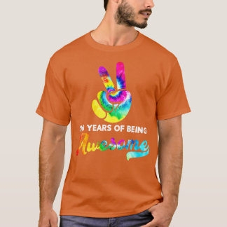 104 Jahre Phantastische Gefärbte Krawatte zum Gebu T-Shirt