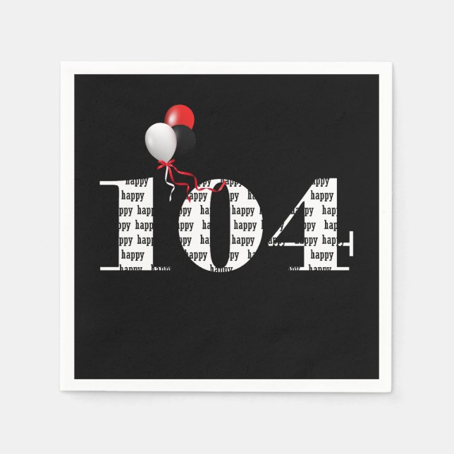 104. SERVIETTE (Vorderseite)