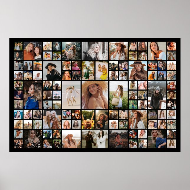 105 Foto Collage Erinnerung Poster (Vorne)
