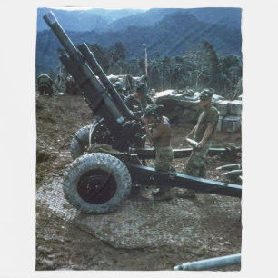 105 mm HOWITZER 2 Fleece Blanket