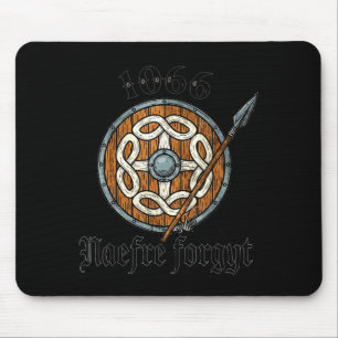 1066 Naefre Forgyt Niemals vergessen Viking Englan Mousepad