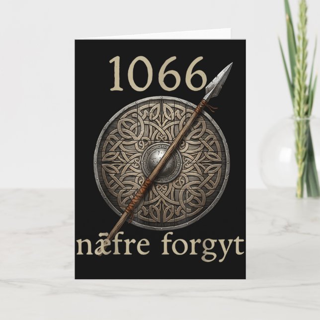 1066 Naefre Vergiss Nie Viking England Sein Karte (Vorderseite)