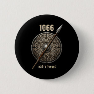 1066 Naefre Vergiss Nie Viking England Seine Button