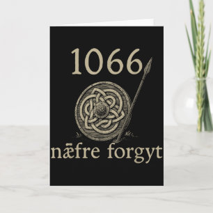 1066 Naefre Vergiss Nie Wikinger England Sein Karte