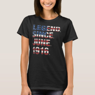 106. Geburtstagsfeier Seit Juni 1916 US-Flagge 106 T-Shirt