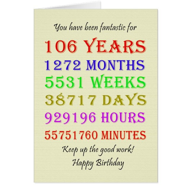 106. Geburtstagsfeiertage (Vorne)