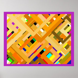 107 Farbrahmen3 jGibney Das MUSEUM Zazzle Geschenk Poster