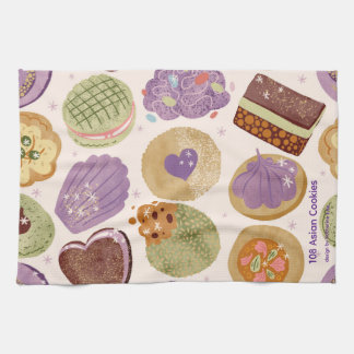 108 Asian Cookies Tea Towel  Geschirrtuch