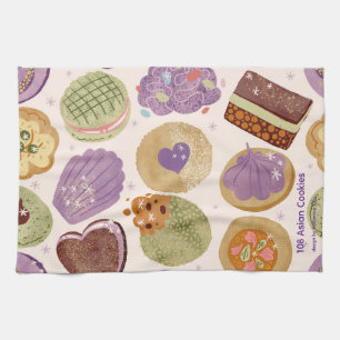 108 asiatisches Küchentuch mit Cookie-Motiv 