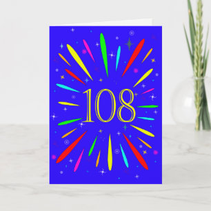 108. Geburtstagsexplosionskarte Karte