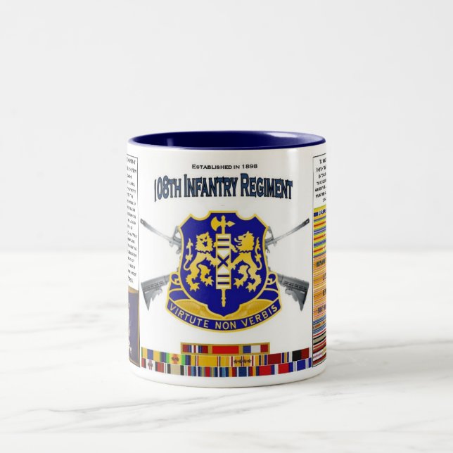 108. Infantry Regiment Kaffee Tasse (Mittel)