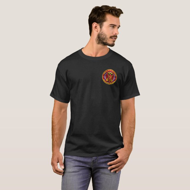 108. Luftwaffenartillerie Brigade Custom T-Shirt (Vorne ganz)
