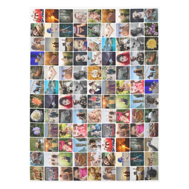 108 verschiedene Bilder hochladen Tischdecke (Vorderseite)