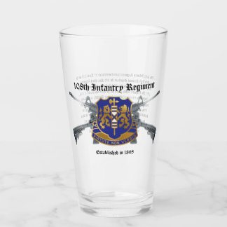 108e régiment d'infanterie Verre de 16 oz