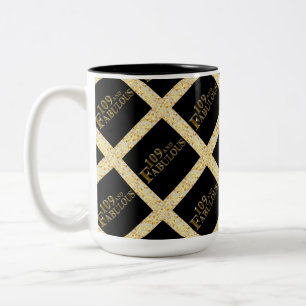 109. Geburtstag Zweifarbige Tasse