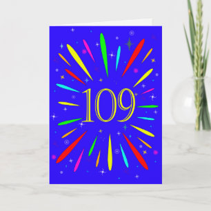 109. Geburtstagskarte Karte