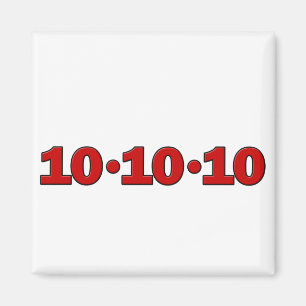 10-10-10: 10. Oktober 2010 Magnet