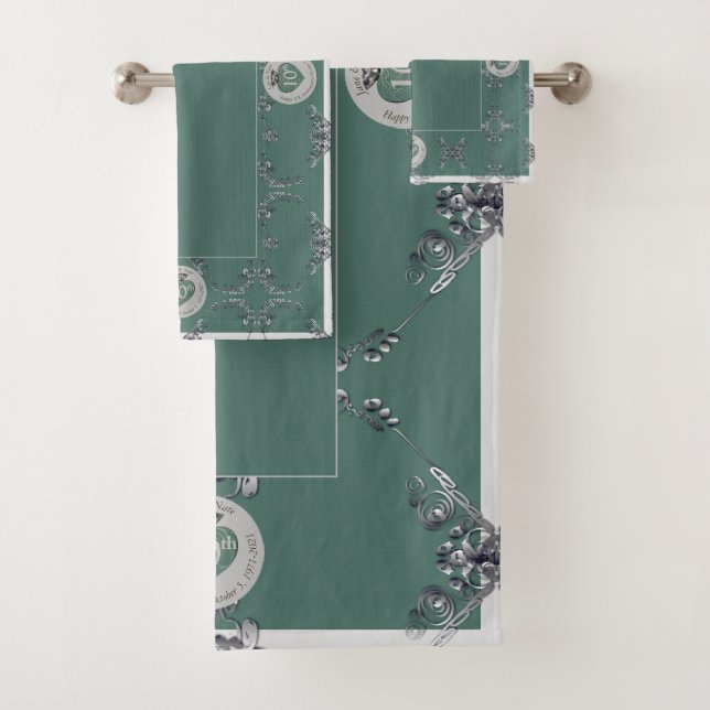 10.11.20.25.70. Silvery Gray Badhandtuch Set (Insitu)